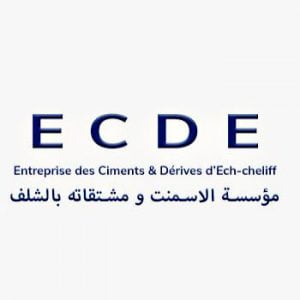 Logo de l'entreprise des ciments et dérivés d'Ech-Chlef ECDE, Partenaire avec notre laboratoire d'analyses médicales à Chlef en Algérie