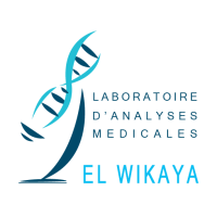 Logo du laboratoire d'analyses médicales à Chlef en Algérie, El Wikaya